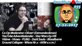 Dämonisches Teufelsmonster!? – humaldo.tv #LIVE 035 vom 17.12.2017
