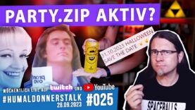 Der #humaldonnerstalk 025 vom 28.09.2023 u.A. mit Top-Aktualität aber ohne Themen-Talk