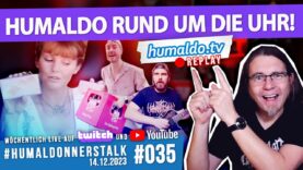 Ich bin jetzt ein TV-SENDER! (So in der Art) • Der #humaldonnerstalk vom 14.12.2023