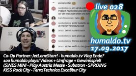 Jet-Lag & Chat-Ception! – humaldo.tv #LIVE 028 vom 17.09.2017